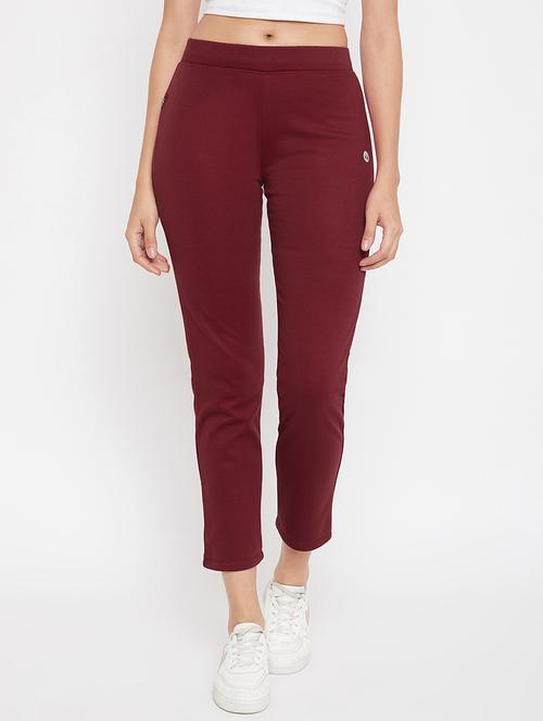 red cotton track pant - 19591753 - Very Small Image - 1