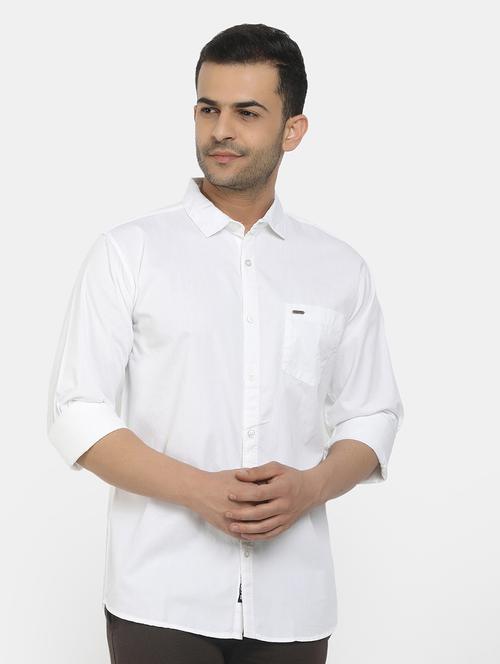 mens solid casual shirt - 19591774 - Very Small Image - 1
