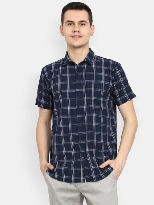 mens checks casual shirt - 19591842 - Very Small Image - 1