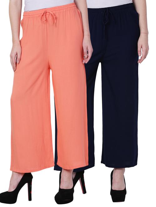 pack of 2 solid trouser - 19592286 - Very Small Image - 1