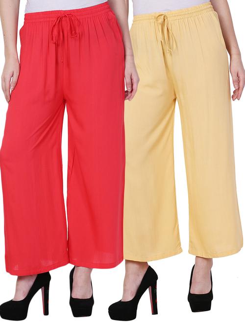 pack of 2 solid trouser - 19592327 - Very Small Image - 1