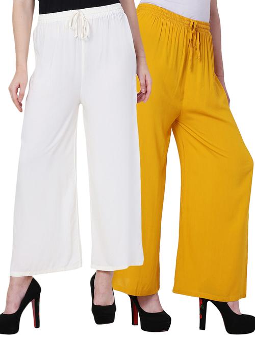 pack of 2 solid trouser - 19592377 - Very Small Image - 1