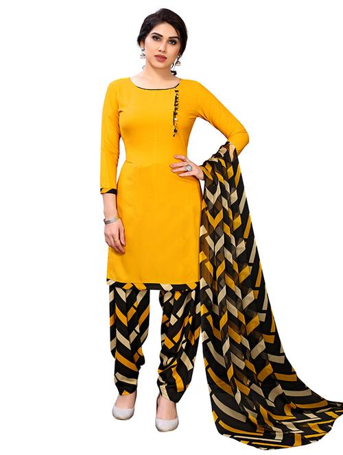 crepe multi colored kurta salwar set - 19593931 - Very Small Image - 1