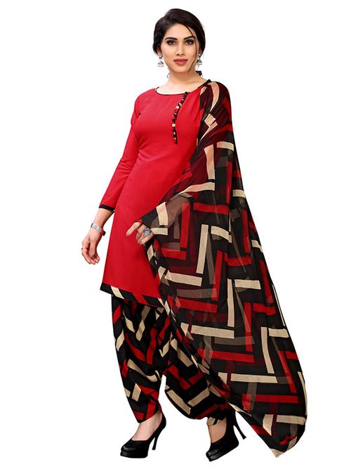 crepe multi colored kurta salwar set - 19593932 - Very Small Image - 1