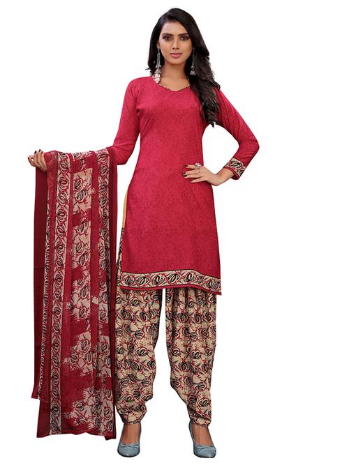 crepe multi colored kurta salwar set - 19593935 - Very Small Image - 1