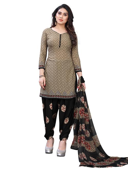 crepe multi colored kurta salwar set - 19593945 - Very Small Image - 1