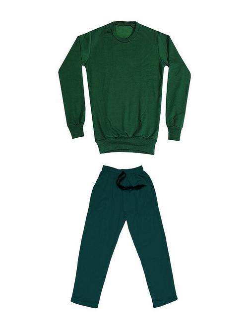 green solid full length twin sets - 19594298 - Very Small Image - 1