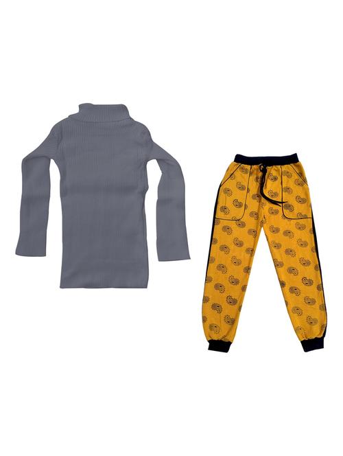 boys printed high neck full length set - 19594481 - Very Small Image - 1