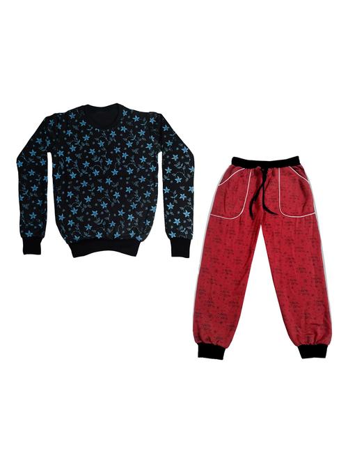boys printed round neck full length set - 19594498 - Very Small Image - 1