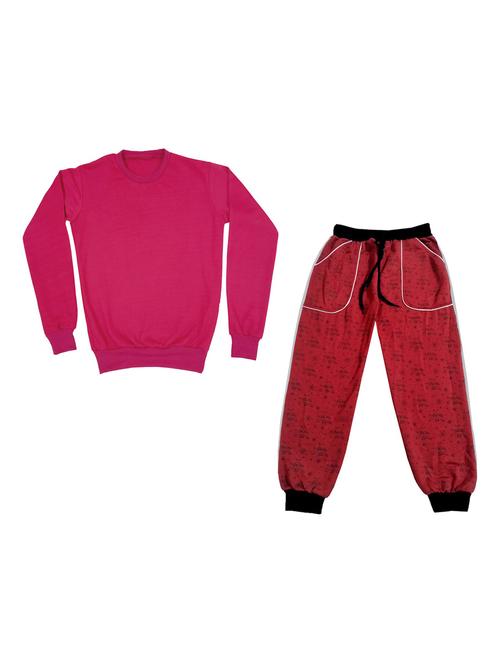 boys printed round neck full length set - 19594511 - Very Small Image - 1