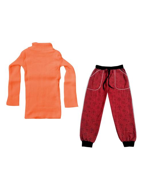 boys printed high neck full length set - 19594515 - Very Small Image - 1