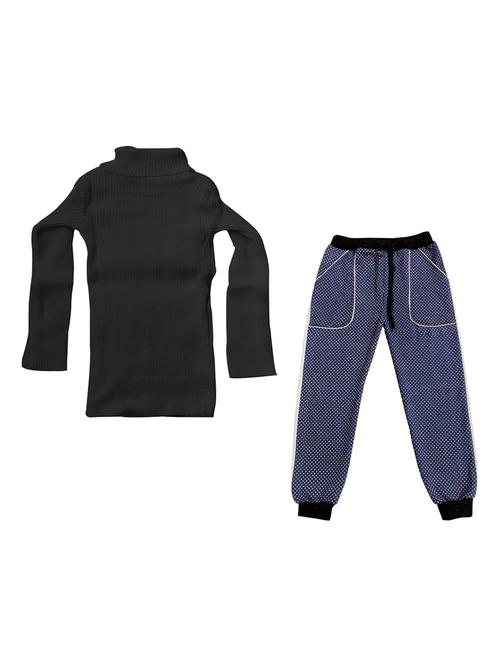 boys printed high neck full length set - 19594550 - Very Small Image - 1