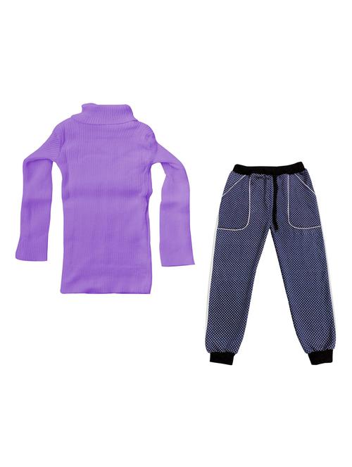 boys printed high neck full length set - 19594558 - Very Small Image - 1