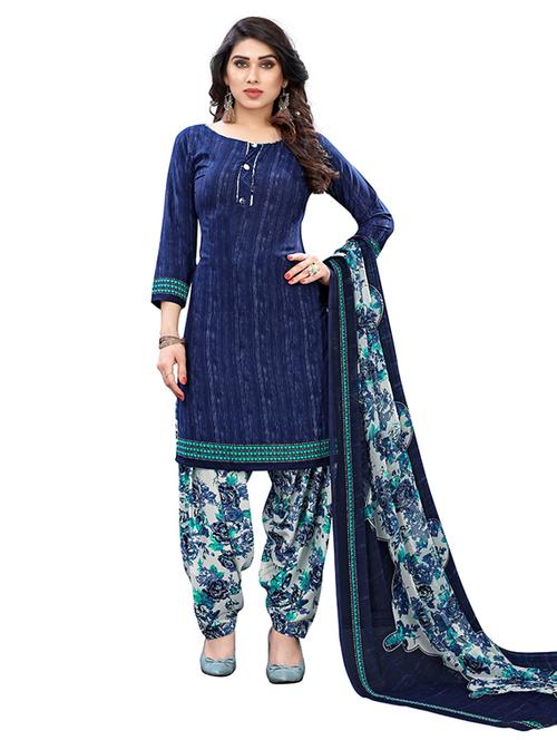 printed unstitched suit set - 19594746 - Very Small Image - 1