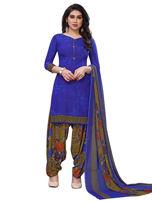 printed unstitched suit set - 19594930 - Very Small Image - 1