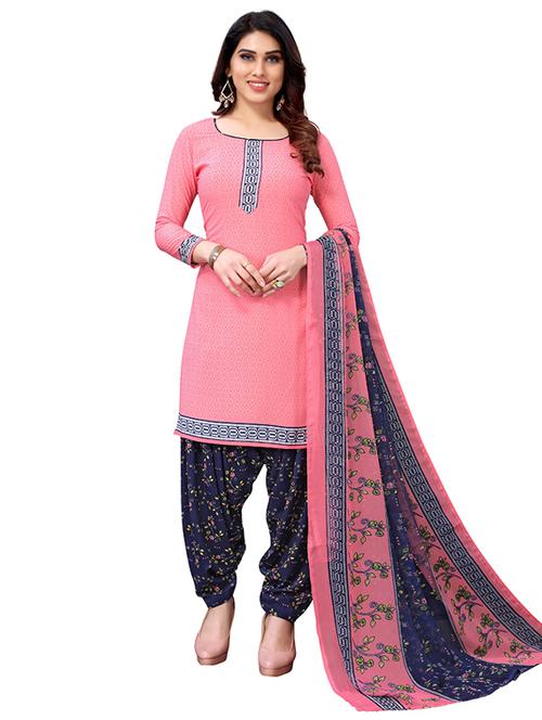 printed unstitched suit set - 19595237 - Very Small Image - 1