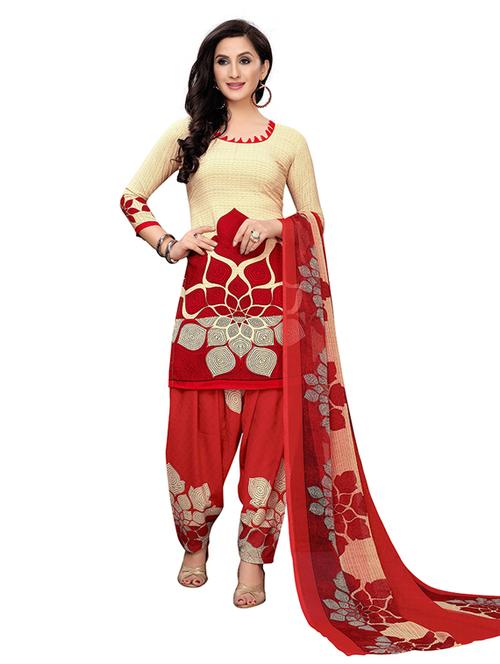 printed unstitched suit set - 19595547 - Very Small Image - 1