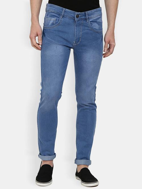 mens slim fit plain jeans - 19596441 - Very Small Image - 1