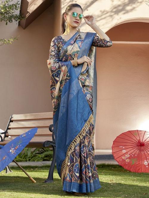 self design patola saree - 19597160 - Very Small Image - 1