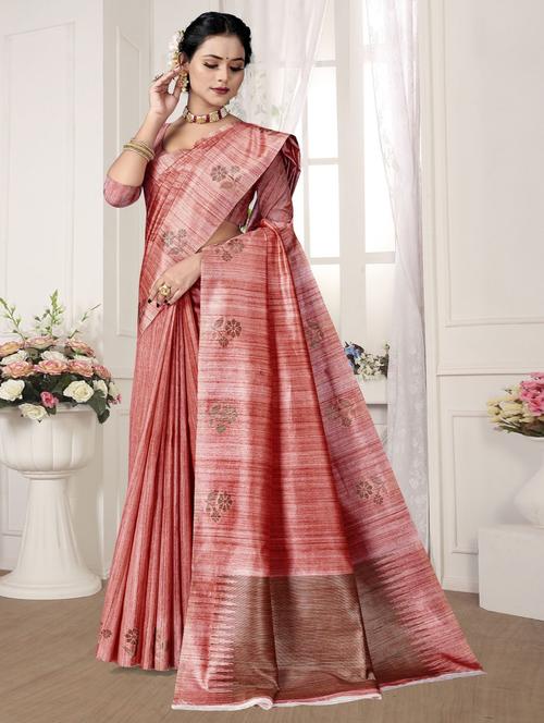 floral bhagalpuri saree with blouse - 19597727 - Very Small Image - 1
