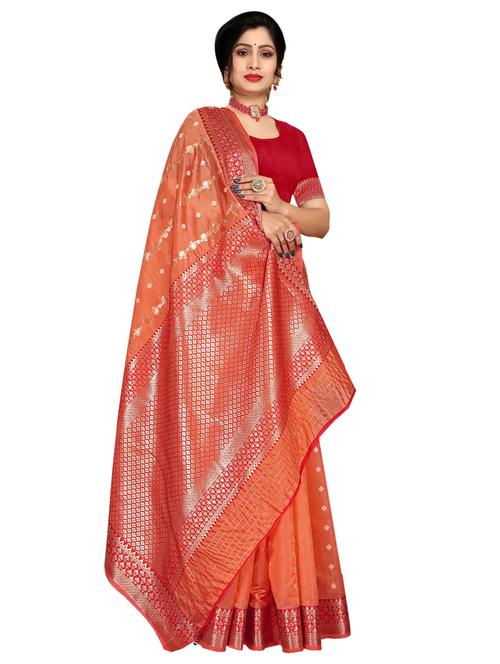 self design woven saree - 19597789 - Very Small Image - 1