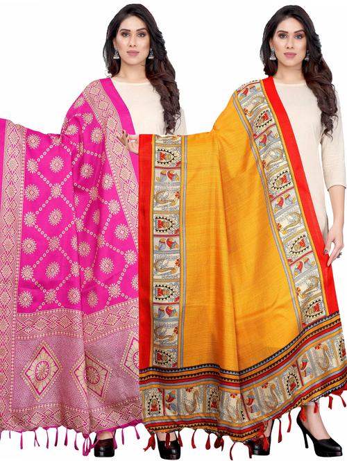 pack of 2 dupatta combo - 19598813 - Very Small Image - 1