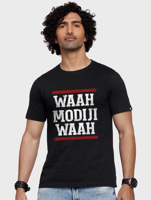 round neck printed regular t-shirt - 19599000 - Very Small Image - 1