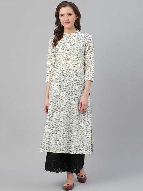 women's straight kurta - 19600889 - Very Small Image - 1