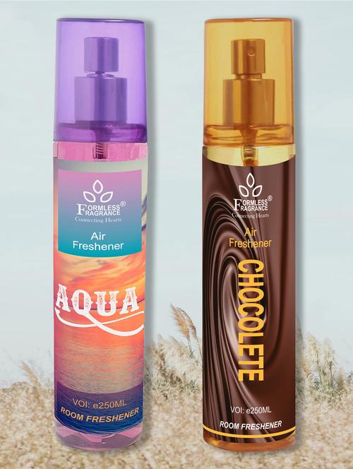aqua & chocolate room air freshener 250ml each - 19601326 - Very Small Image - 1