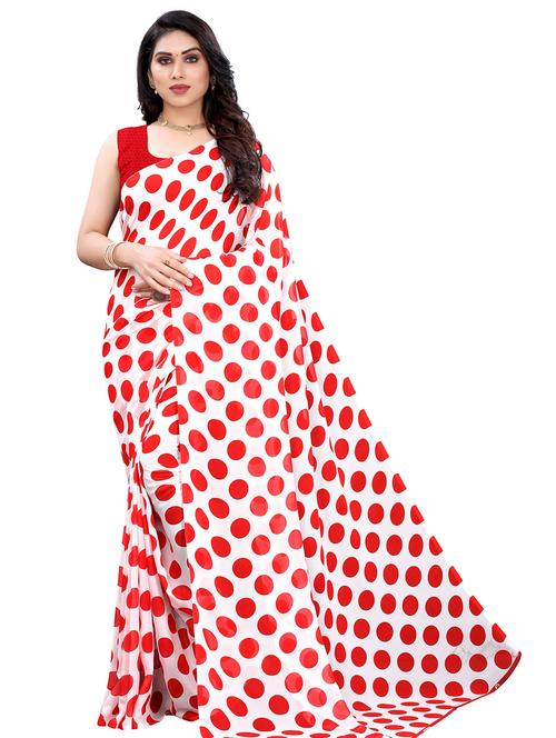 georgette woven saree - 19602539 - Very Small Image - 1