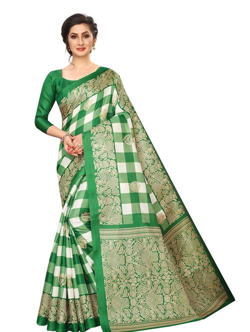 art silk bhagalpuri saree - 19602556 - Very Small Image - 1