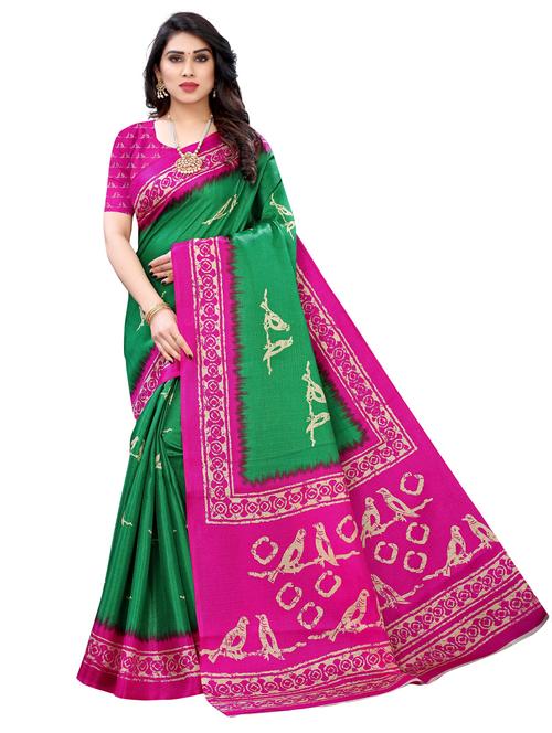self design printed saree - 19603392 - Very Small Image - 1