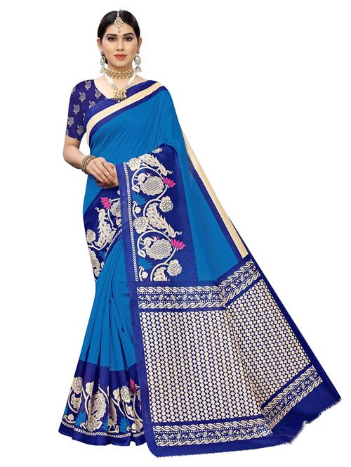 self design printed saree - 19603408 - Very Small Image - 1