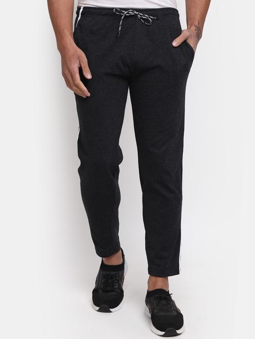grey striped casual track pant - 19604259 - Very Small Image - 1