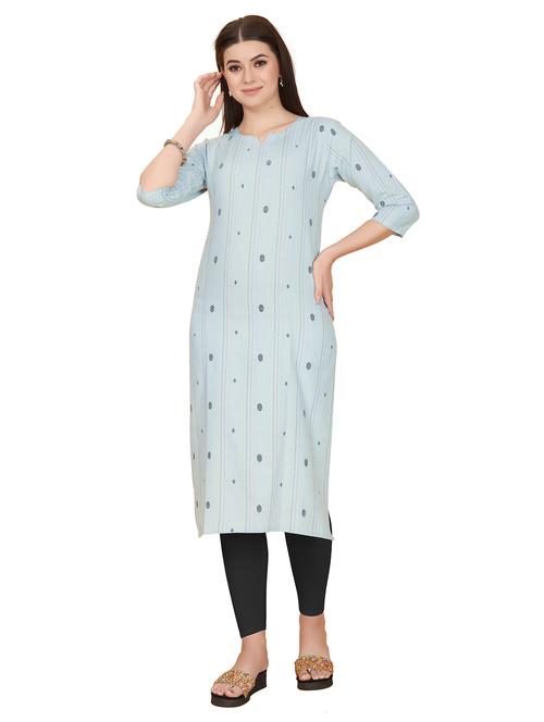 women's straight kurta - 19604391 - Very Small Image - 1