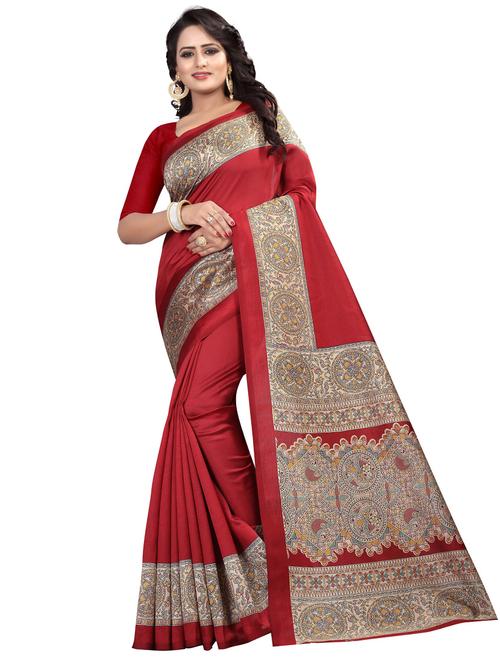 self design printed saree - 19604603 - Very Small Image - 1