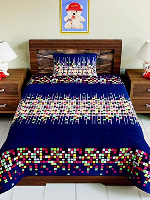 shakrin polycotton printed bedsheet set - 19606191 - Very Small Image - 1