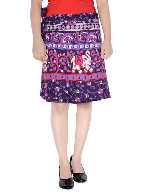 purple cotton skirt - 19607263 - Very Small Image - 1