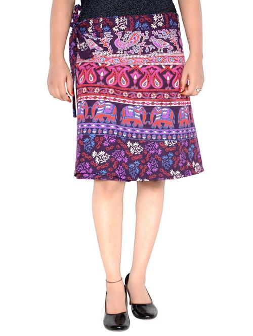 purple cotton skirt - 19607265 - Very Small Image - 1