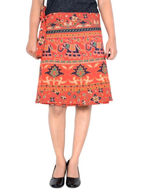 orange cotton skirt - 19607268 - Very Small Image - 1