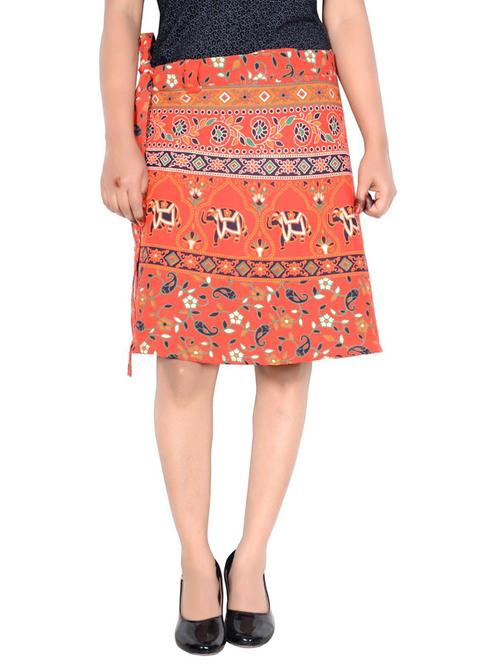 orange cotton skirt - 19607271 - Very Small Image - 1