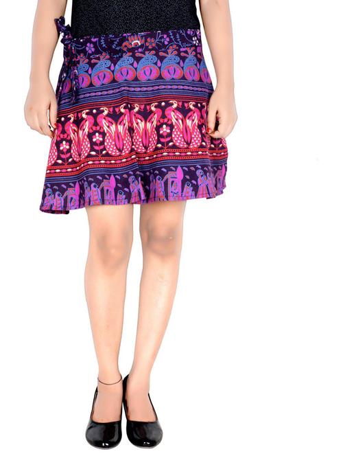printed a-line skirt - 19607372 - Very Small Image - 1