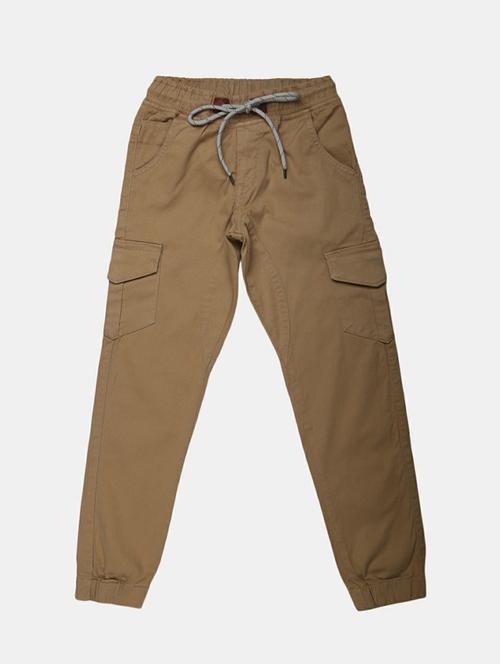 grey cotton casual trouser - 19607880 - Very Small Image - 1