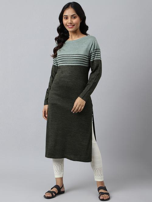 women's straight kurta - 19609057 - Very Small Image - 1
