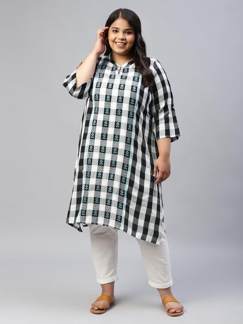 women's asymmetric kurta - 19609086 - Very Small Image - 1