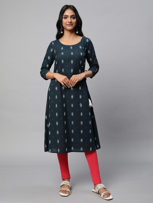 women's straight kurta - 19609091 - Very Small Image - 1