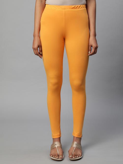 yellow cotton leggings - 19609132 - Very Small Image - 1
