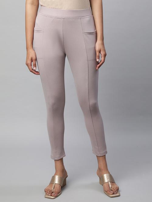 purple polyester leggings - 19609136 - Very Small Image - 1