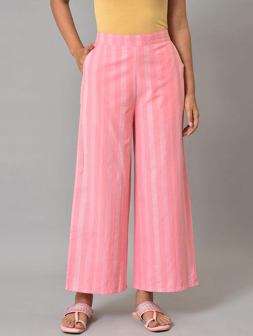 pink striped palazzo - 19609138 - Very Small Image - 1