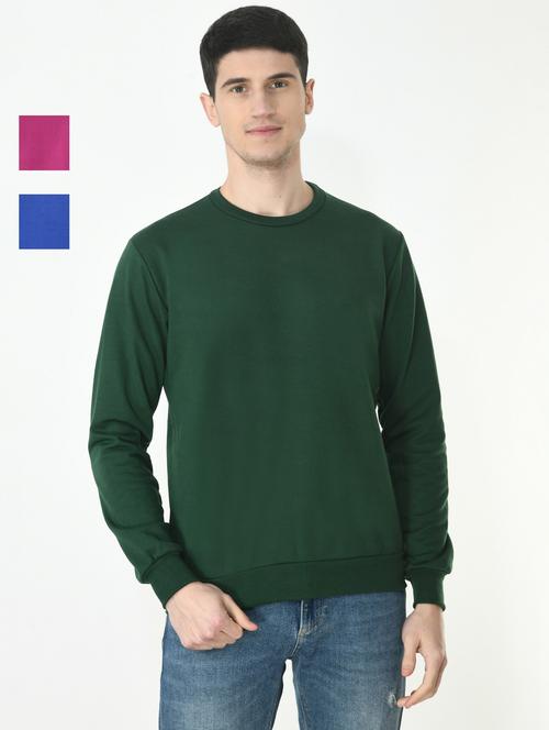 mens combo sweatshirt - 19609272 - Very Small Image - 1